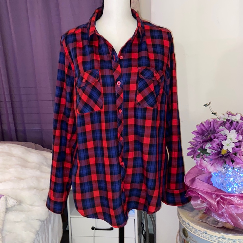 Faded Glory Women’s Plaid Shirt
